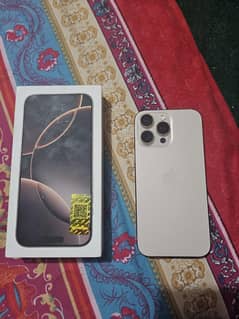 16 pro max 256gb brand new 3 mah used 9 mah warranty available