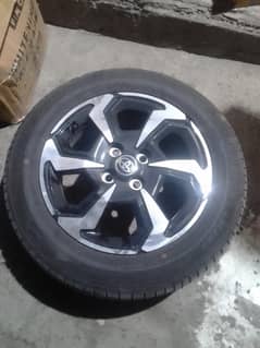 Toyota Yaris new modal 2025 original rims tyrs