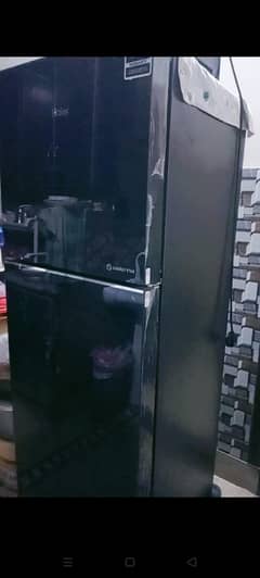 Haier glass door medium size fridge / Refrigerator for sale