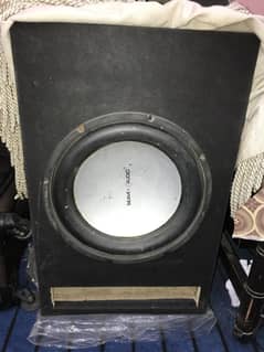 Home speaker with box and woofer with box and 1 home amplifier full h