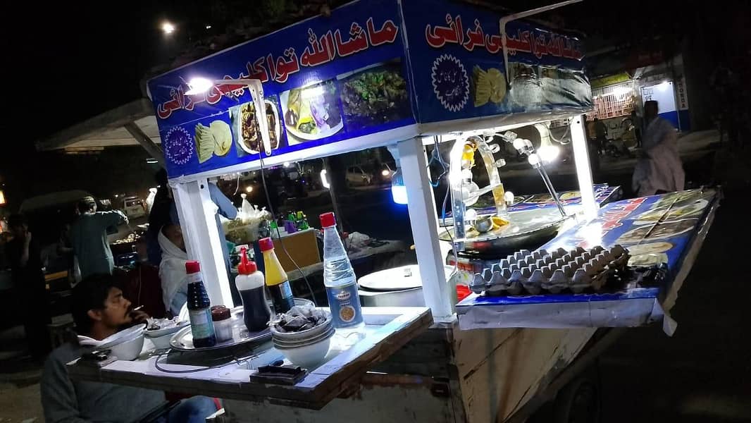 Food stall soup or kaleji fry wagera jaise kaam ka complete counter 1