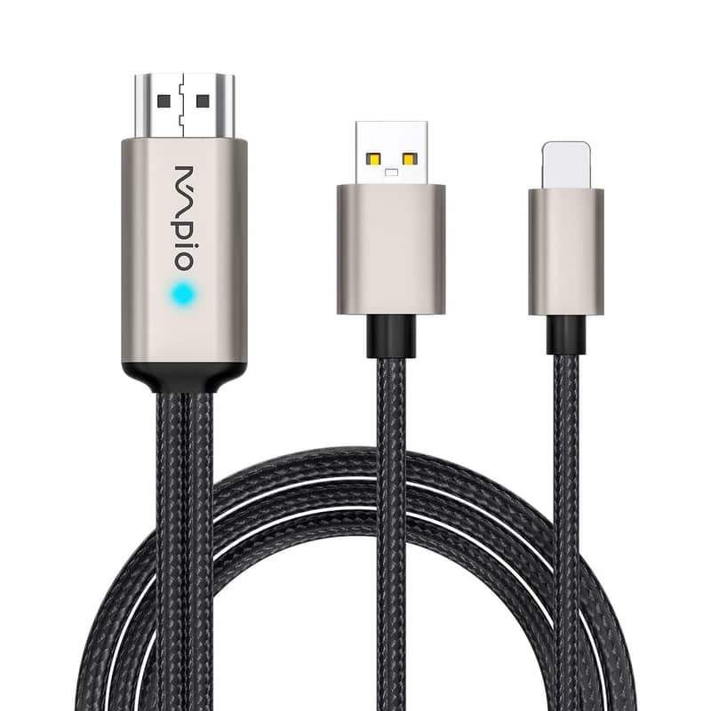 3 in 1 Network Adapter Compatible with Mobile iPhone iPad 1