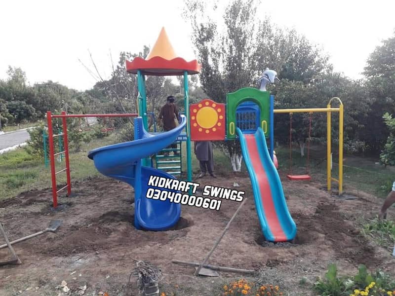 Swjngs, Slide, Seesaw, Monkey bar, Merry go round, Climber, sofa swing 17