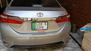 Toyota Corolla GLI 2016 Sargodha  sim no 03281448087
