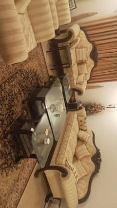 7 seater sofa with Table