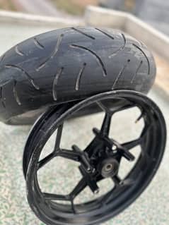 Genuine Bridgestone Heavybike 180 Tyre & Rim