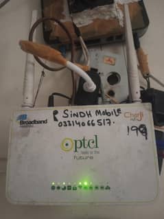 Xpon Gigabit Onu with Tenda router read ad