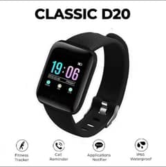 D20 Smart Watch, Black