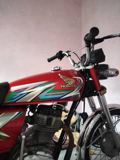 Honda cg 125 2023 red first owner