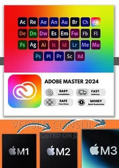 All types of games and softwares are available Photoshop Premiere pro