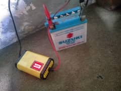 12 volt charger and battery ok working