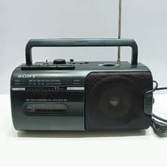 Made in Japan 1980s SONY CFM-10 Boombox AM/FM Cassette Recorder/Playe