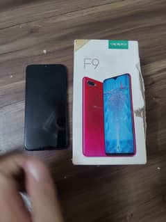 oppo f9 4/64 penal change glass broken all working 100%