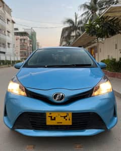 Toyota Vitz Spider Model 2015 Reg. 2018 Blue Color 