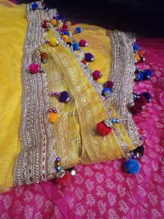 BANARSI LEHNGA WITH NET DOPATTA