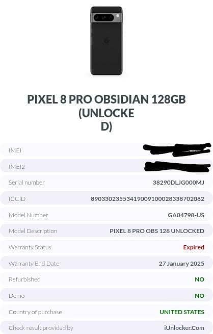 Google Pixel 8 Pro 128 with BOX-Scratchless 4