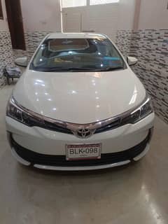 Toyota Corolla GLI Model 2017/2018 White Color MANUAL
