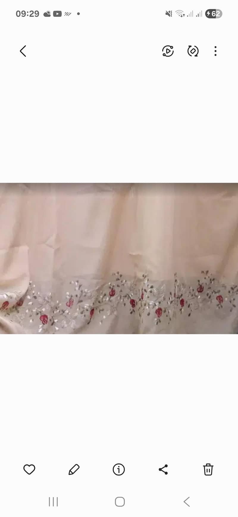 New condition curtan  with palmets 0