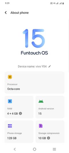 Vivo Y04 Lush Condition (4+4/128)