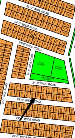 NORTH TOWN RESIDENCY PHASE 1 GOLD Ext BLOCK 80 Sq Yd Plot