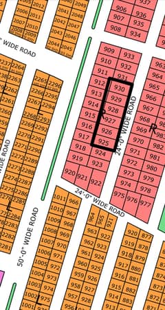 NORTH TOWN RESIDENCY PHASE 1 GOLD BLOCK 120sq Yard Plot