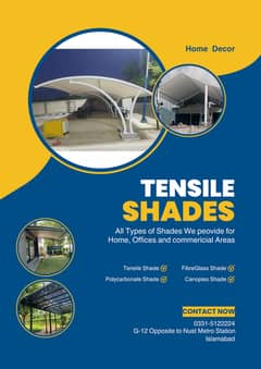Tensile Shades/Swimming pool Shades/Marquee sheds/car parking  Shade
