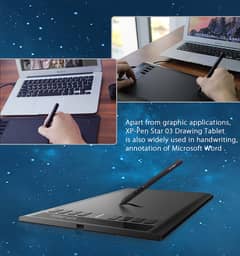 XP-PEN Star03 v2 Drawing Tablet 12 inch with 8 Hot Keys, Battery-free