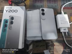 Vivo Y200 Mobile  8+256GB For Sale with all Box + 80W Charger