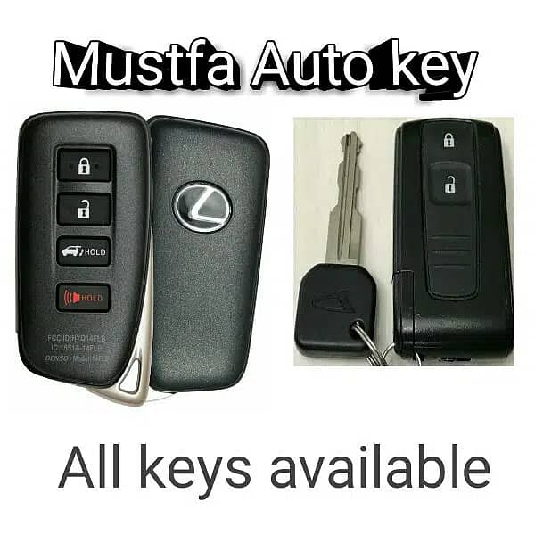 Cars Smart keys & Remote Keys Programme! & All lost keys Program 2