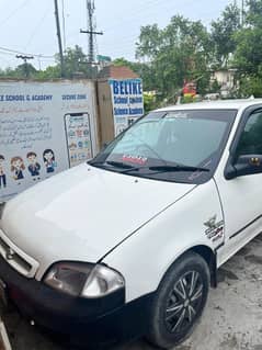 Neat white Suzuki cultus home used car. Just buy n drive.