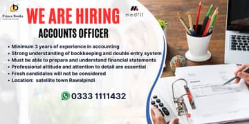 Accounts Officer Required – 3 Years Experience Must