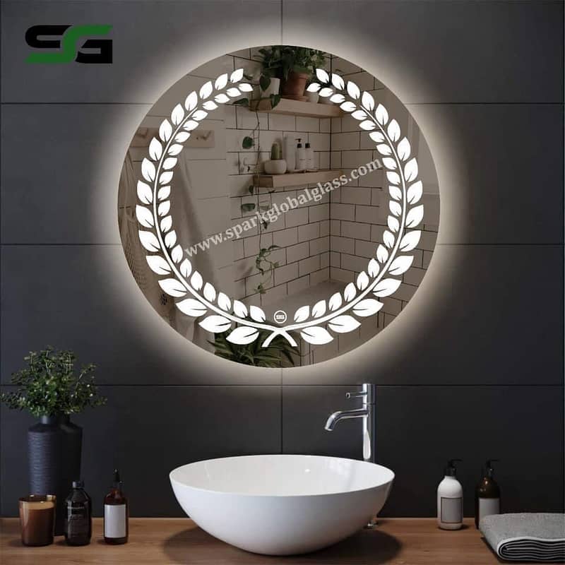 Light mirror with touch sensor 15