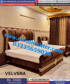 Double Bed King Size SIngle Full Size Queen Bedroom Cushion Wooden