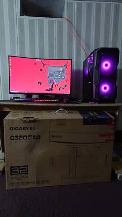 Gigabyte G32QCA 32 inch 165hz 2k monitor