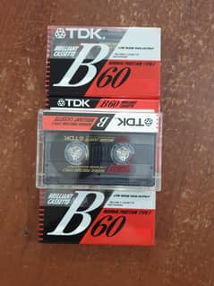 TDK Audio Cassettes  New