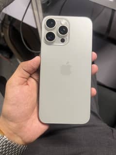Iphone 15 pro max | pta | 256gb | natural |with box