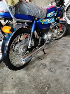 Honda CD 70 blue color fresh condition 03396464638