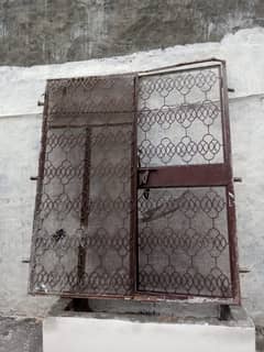 IRON GRIL GATE (Complete with door)