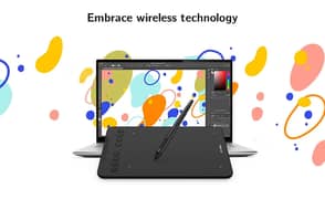 XPPen Deco Mini7W Wireless Drawing Tablet 7*4 Inch Graphics Tablet Wi