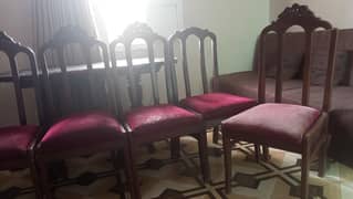 dining table+ 6 chairs