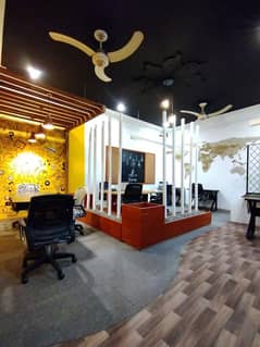 Fully Furnished Upto 35 Persons Seating Space near Main PIA Road, Johar Town