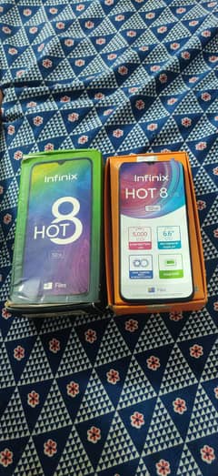 infinix hot 8 with box