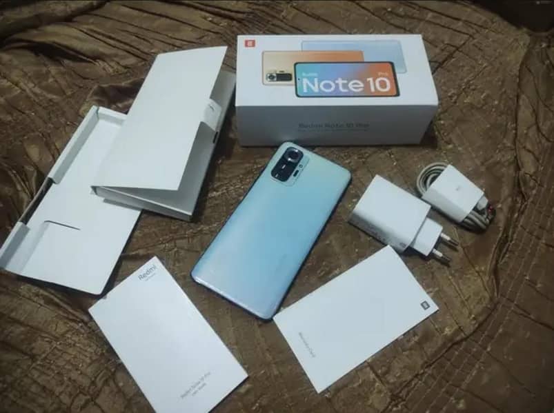 Redmi Note 10Pro 6/128 Neat & Genuine Device 10/10 with Complete Box 2