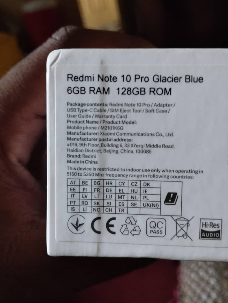 Redmi Note 10Pro 6/128 Neat & Genuine Device 10/10 with Complete Box 3