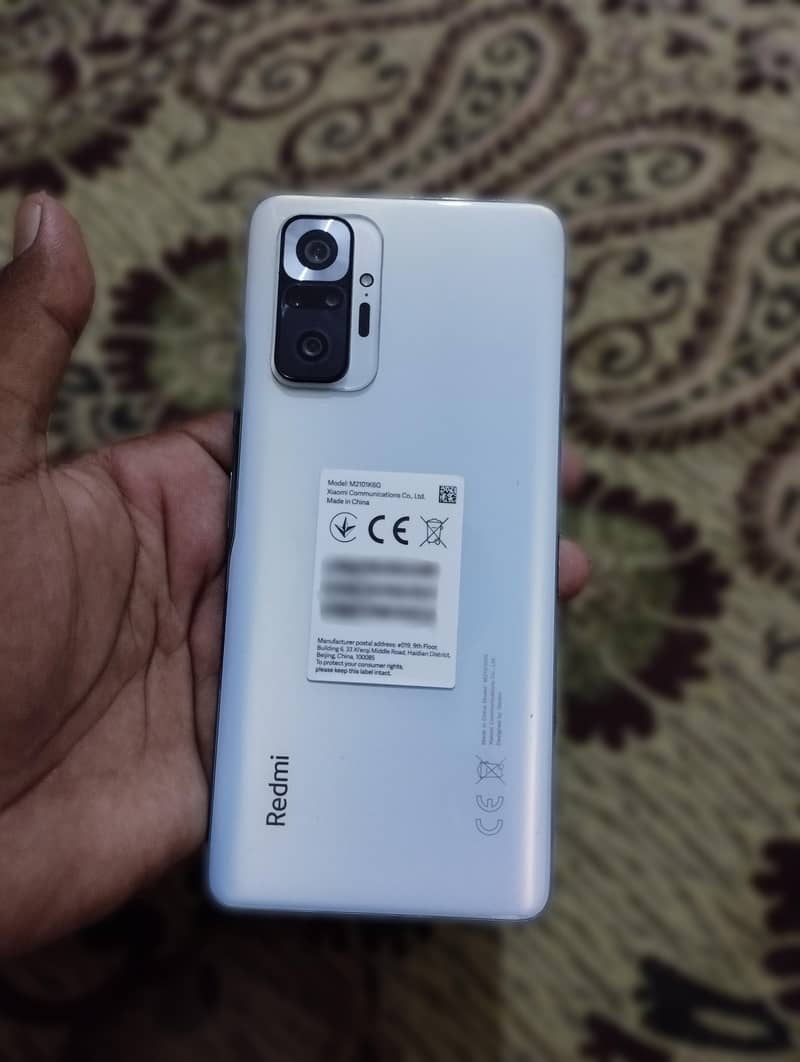 Redmi Note 10Pro 6/128 Neat & Genuine Device 10/10 with Complete Box 5