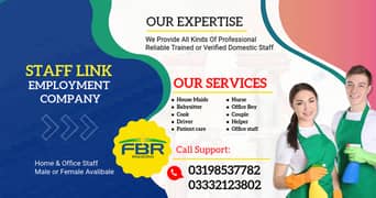 House Maid, Babysitter, Patient Care, Nurse Staff, Driver, Maids, Cook