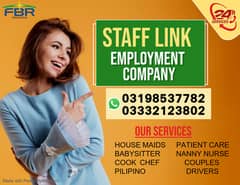 Maids / House Maids / Cook / house chef / Baby Sitter maid available