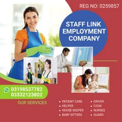 House Maid, Babysitter, Patient Care, Nurse Staff, Driver, Maids, Cook