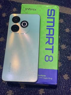 Infinix Smart 8 4/64gb complete box fresh condition