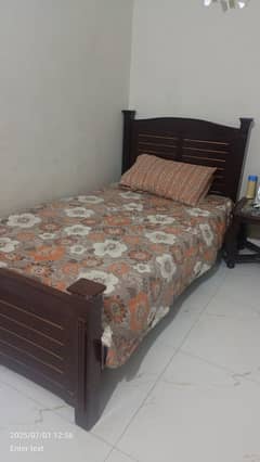 2 single bed set with mattress